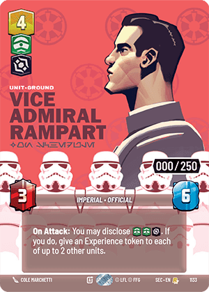 ⟡ Vice Admiral Rampart, On Schedule