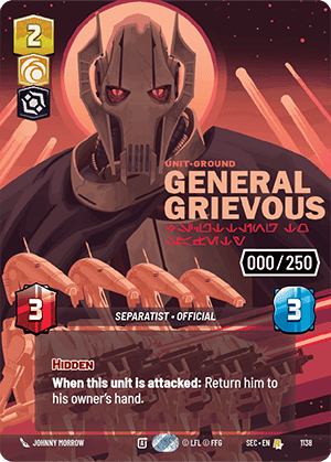 ⟡ General Grievous, Scuttling to Safety
