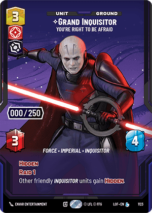 ⟡ Grand Inquisitor, You're Right to Be Afraid
