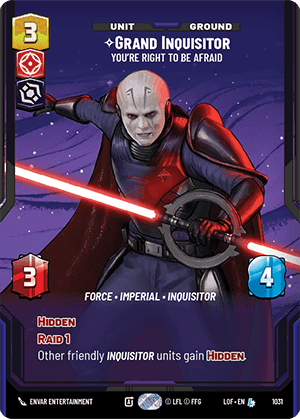 ⟡ Grand Inquisitor, You're Right to Be Afraid
