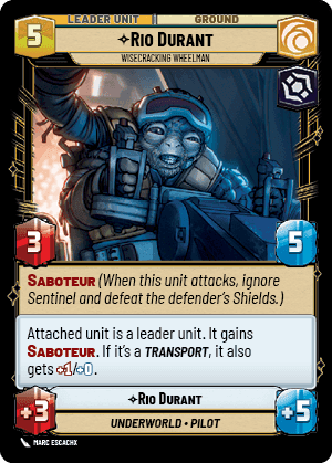 ⟡ Rio Durant, Wisecracking Wheelman (back)