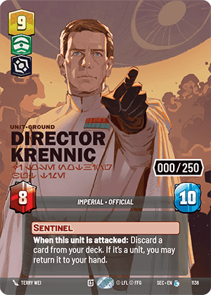⟡ Director Krennic, I Lose Nothing But Time