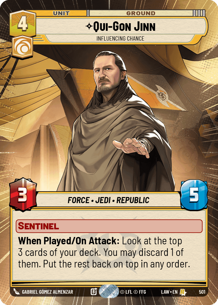 ⟡ Qui-Gon Jinn, Influencing Chance