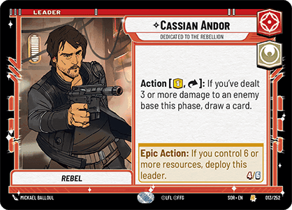 ⟡ Cassian Andor, Dedicated to the Rebellion