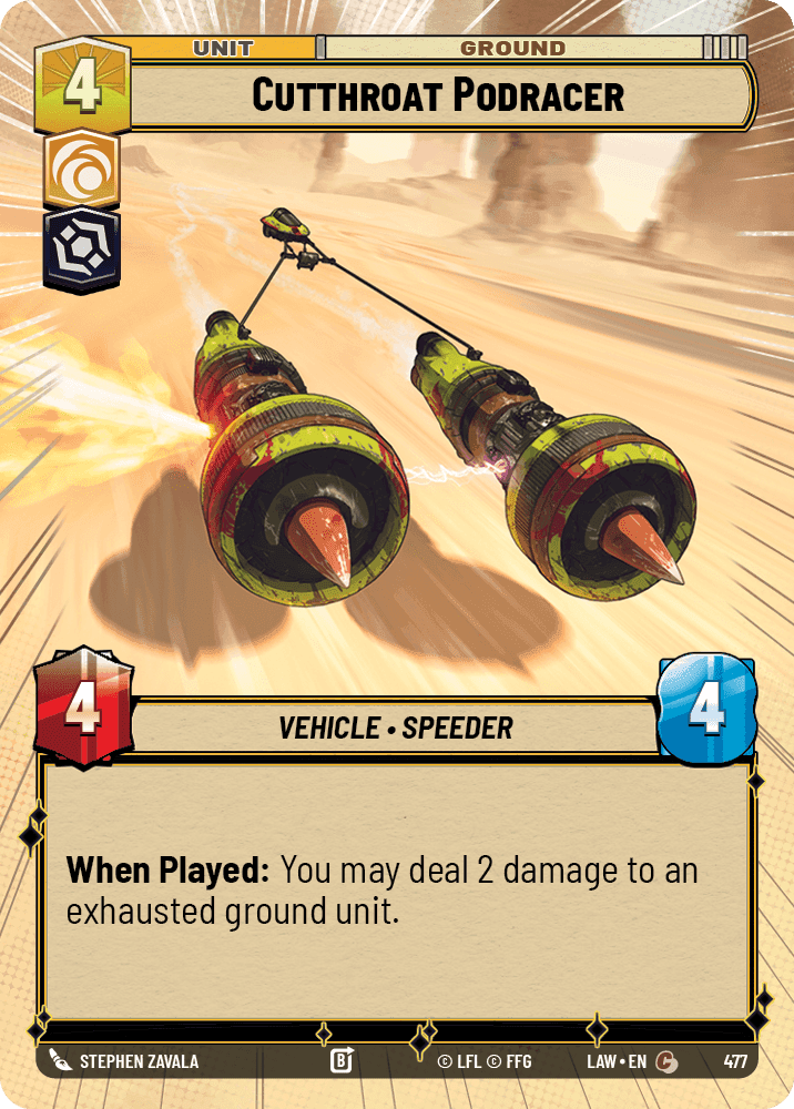 Cutthroat Podracer