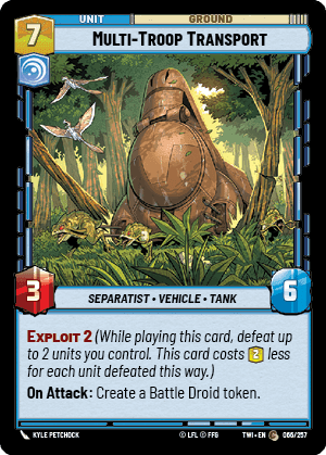 Multi-Troop Transport