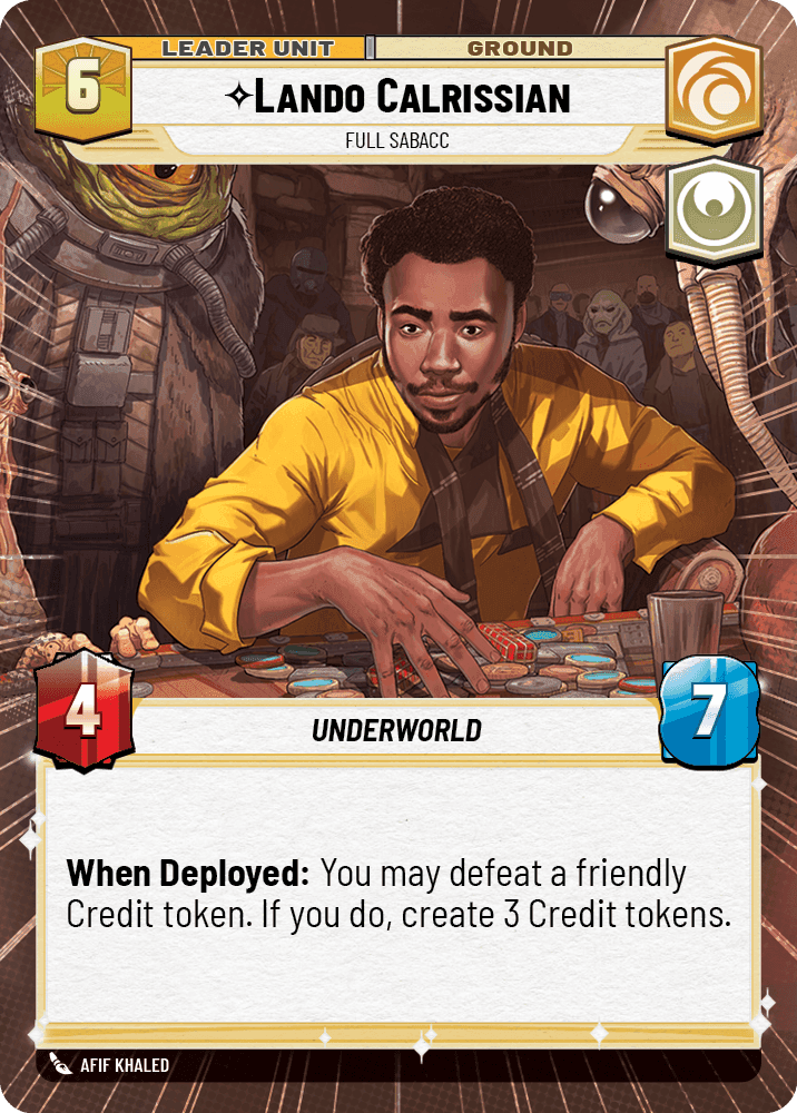 ⟡ Lando Calrissian, Full Sabacc (back)