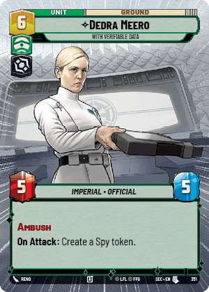 ⟡ Dedra Meero, With Verifiable Data