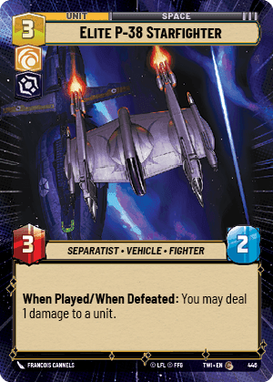 Elite P-38 Starfighter