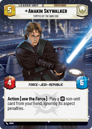⟡ Anakin Skywalker, Tempted by the Dark Side (back)