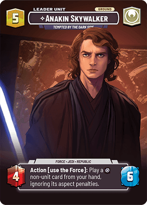 ⟡ Anakin Skywalker, Tempted by the Dark Side (back)