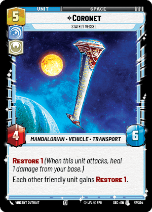 ⟡ Coronet, Stately Vessel