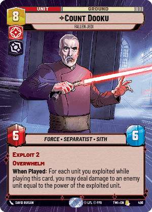 ⟡ Count Dooku, Fallen Jedi