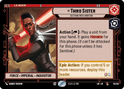 ⟡ Third Sister, Seething With Ambition