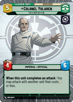 ⟡ Colonel Yularen, This Is Why We Plan (back)