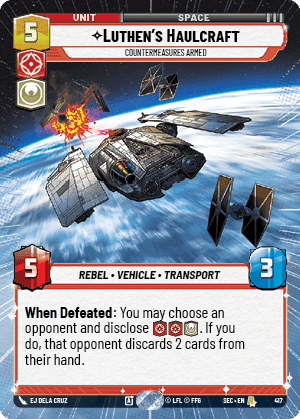 ⟡ Luthen's Haulcraft, Countermeasures Armed