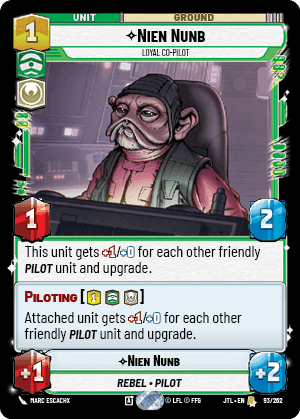 ⟡ Nien Nunb, Loyal Co-Pilot