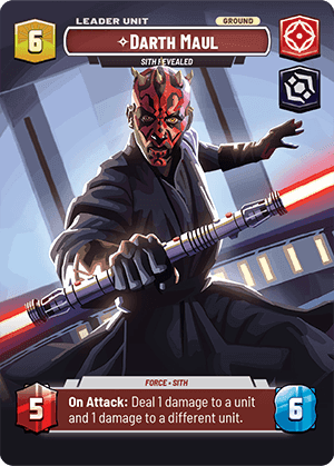 ⟡ Darth Maul, Sith Revealed (back)