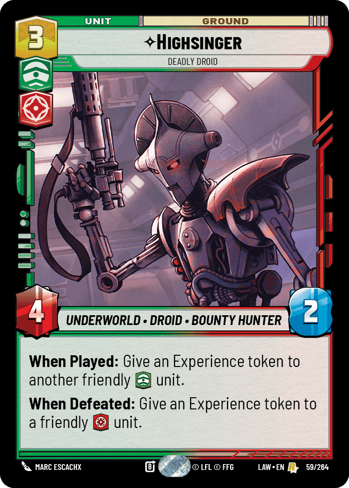 ⟡ Highsinger, Deadly Droid