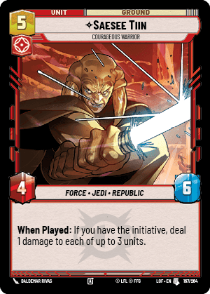 ⟡ Saesee Tiin, Courageous Warrior