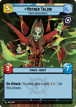 ⟡ Mother Talzin, Power Through Magick (back)