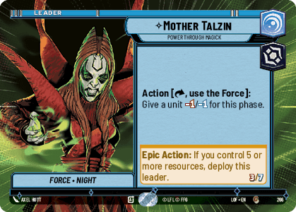 ⟡ Mother Talzin, Power Through Magick