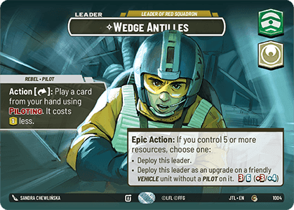⟡ Wedge Antilles, Leader of Red Squadron