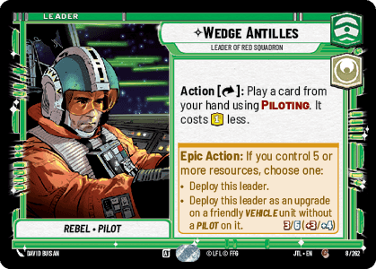 ⟡ Wedge Antilles, Leader of Red Squadron