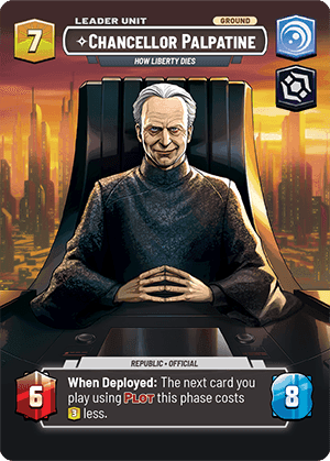 ⟡ Chancellor Palpatine, How Liberty Dies (back)