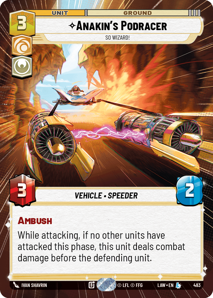 ⟡ Anakin's Podracer, So Wizard!