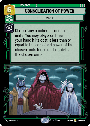 Consolidation of Power