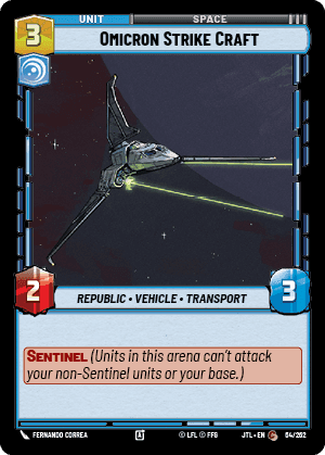 Omicron Strike Craft