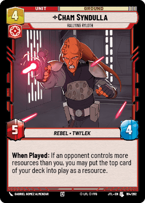 ⟡ Cham Syndulla, Rallying Ryloth