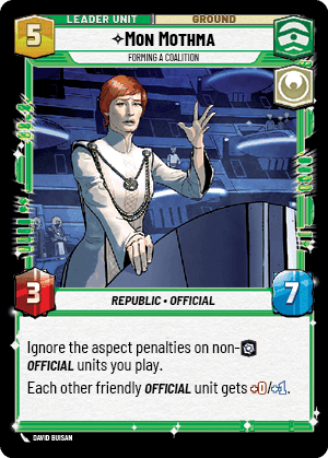⟡ Mon Mothma, Forming a Coalition (back)