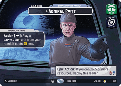 ⟡ Admiral Piett, Commanding the Armada