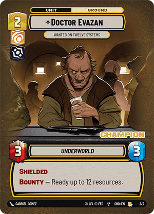 ⟡ Doctor Evazan, Wanted on Twelve Systems