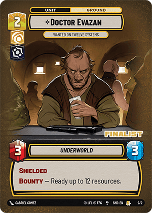 ⟡ Doctor Evazan, Wanted on Twelve Systems