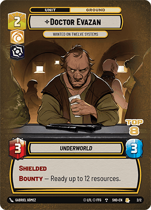 ⟡ Doctor Evazan, Wanted on Twelve Systems