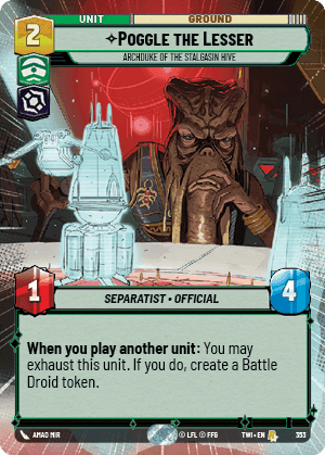 ⟡ Poggle the Lesser, Archduke of the Stalgasin Hive