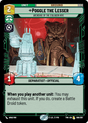 ⟡ Poggle the Lesser, Archduke of the Stalgasin Hive