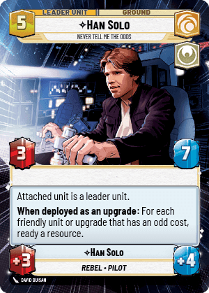 ⟡ Han Solo, Never Tell Me the Odds (back)