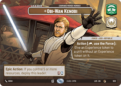 ⟡ Obi-Wan Kenobi, Courage Makes Heroes