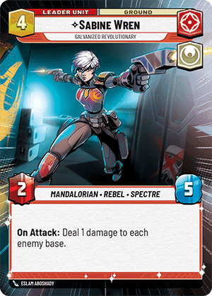 ⟡ Sabine Wren, Galvanized Revolutionary (back)