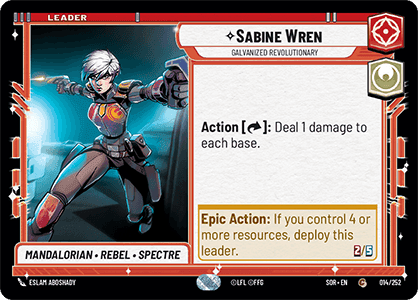 ⟡ Sabine Wren, Galvanized Revolutionary