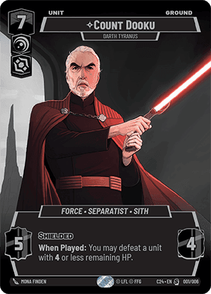 ⟡ Count Dooku, Darth Tyranus