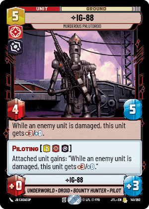 ⟡ IG-88, Murderous Phlutdroid
