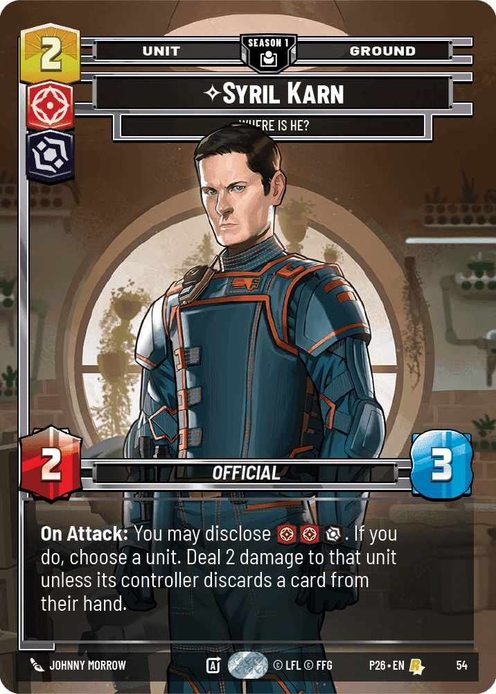 ⟡ Syril Karn, Where Is He?