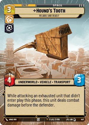 ⟡ Hound's Tooth, Reliable and Deadly