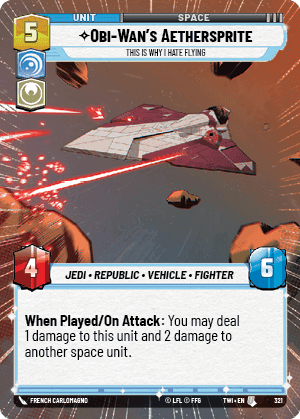 ⟡ Obi-Wan's Aethersprite, This is Why I Hate Flying