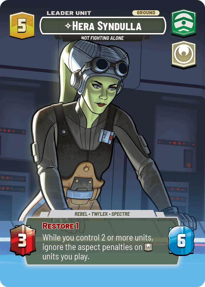 ⟡ Hera Syndulla, Not Fighting Alone (back)